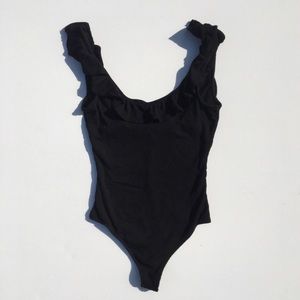 FARROW UO SWOOP BODYSUIT —